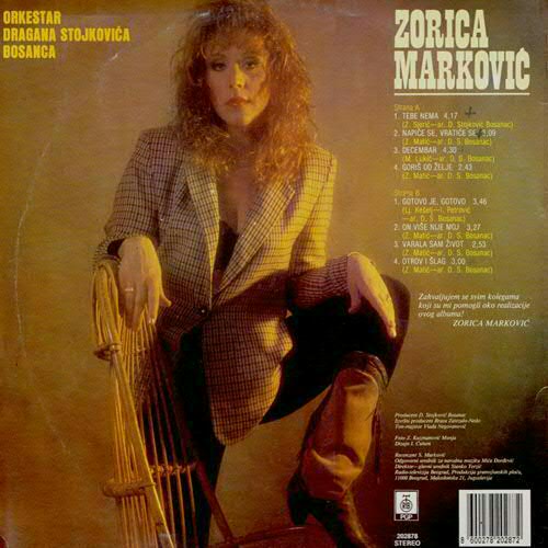 Zorica Markovic LP 1991 Otrov i slag 02