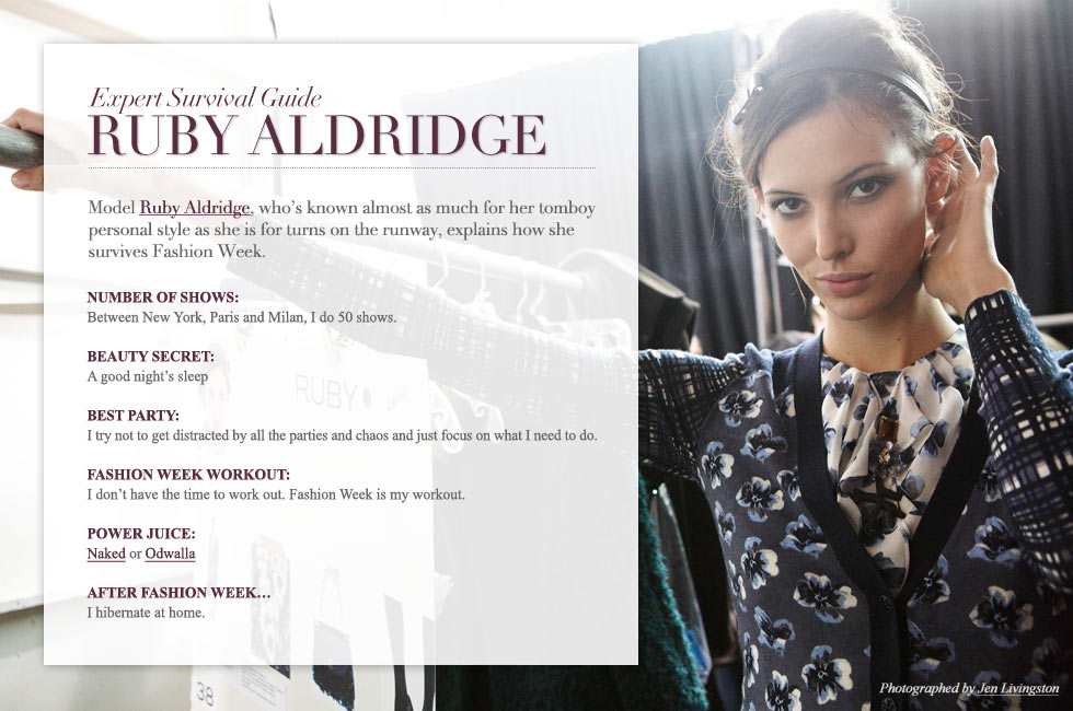 Fashion Week Ruby Aldridge 02 b