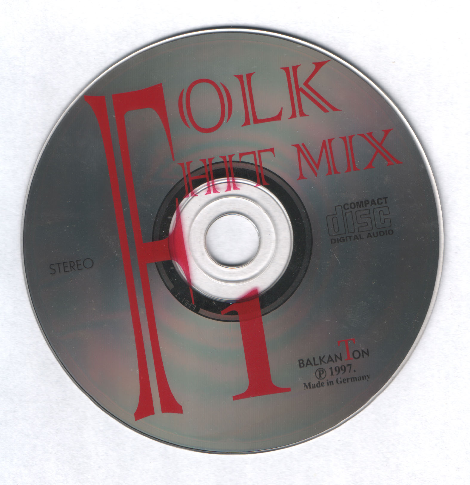 Razni Izvodjaci 1997 Folk hit mix 1 cd