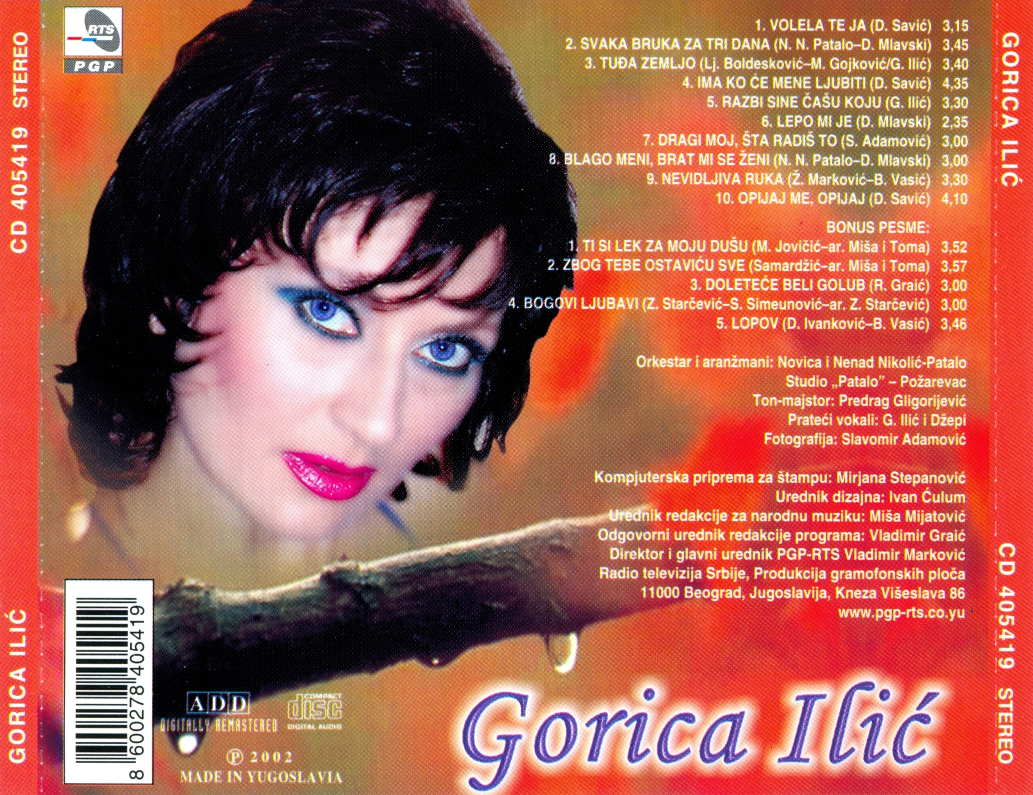 Gorica Ili 2002 Volela Te Ja Back