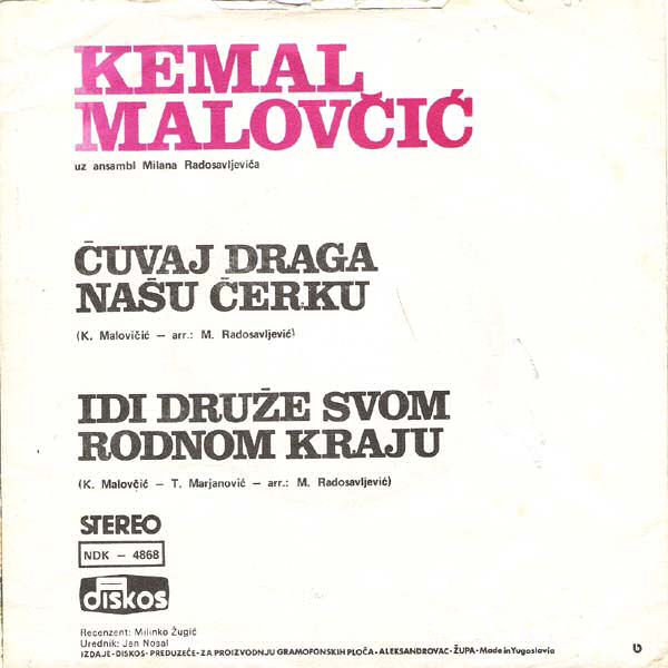 Kemal Malovcic 1978 Singl zadnja
