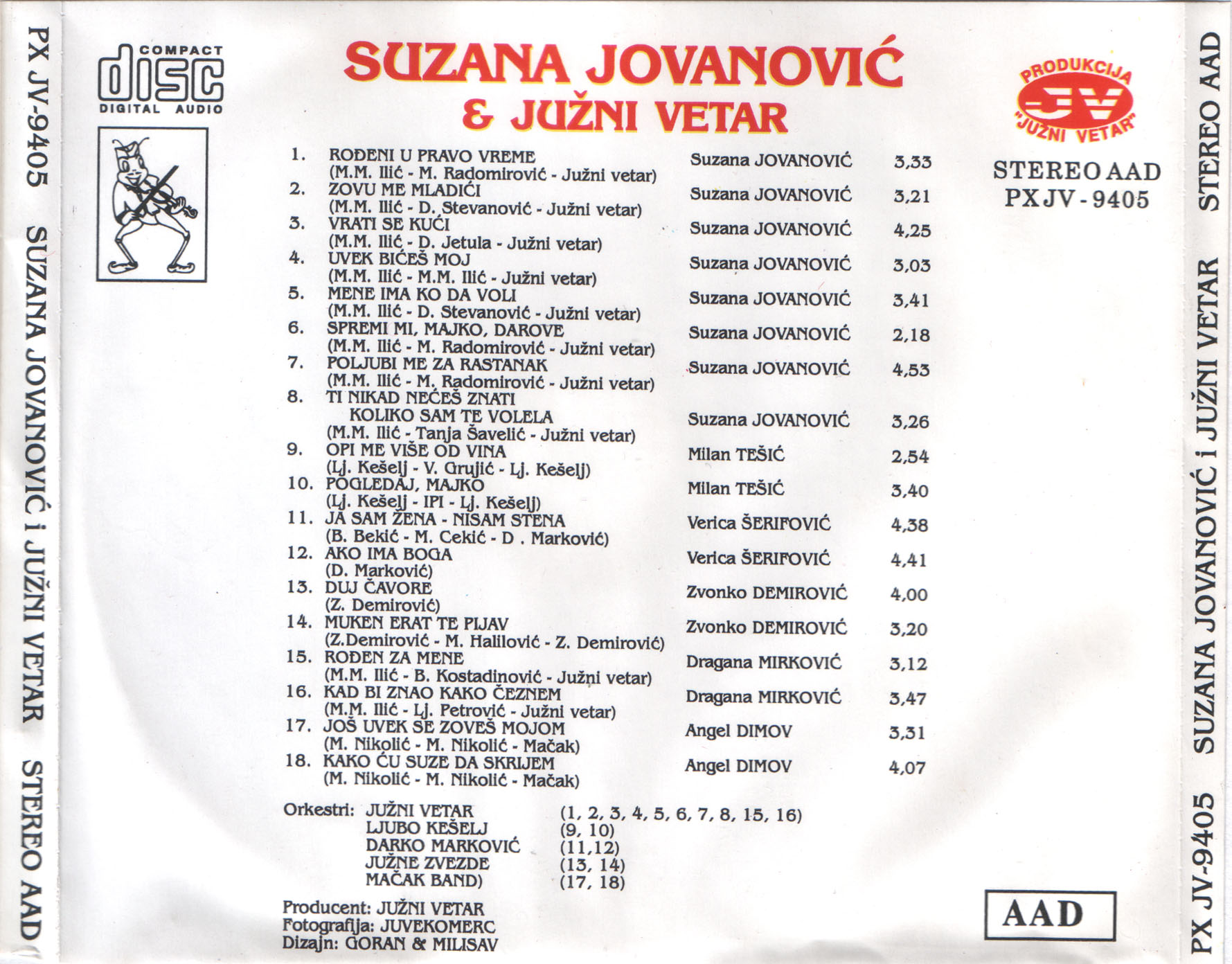 Suzana Jovanovic 1994 Zadnja
